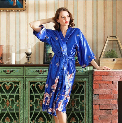 Ensemble Kimono en fausse soie