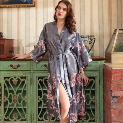 Ensemble Kimono en fausse soie